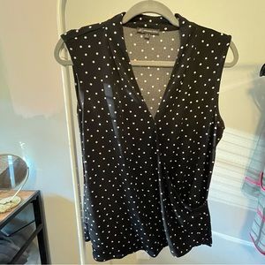 Polka dot work top
